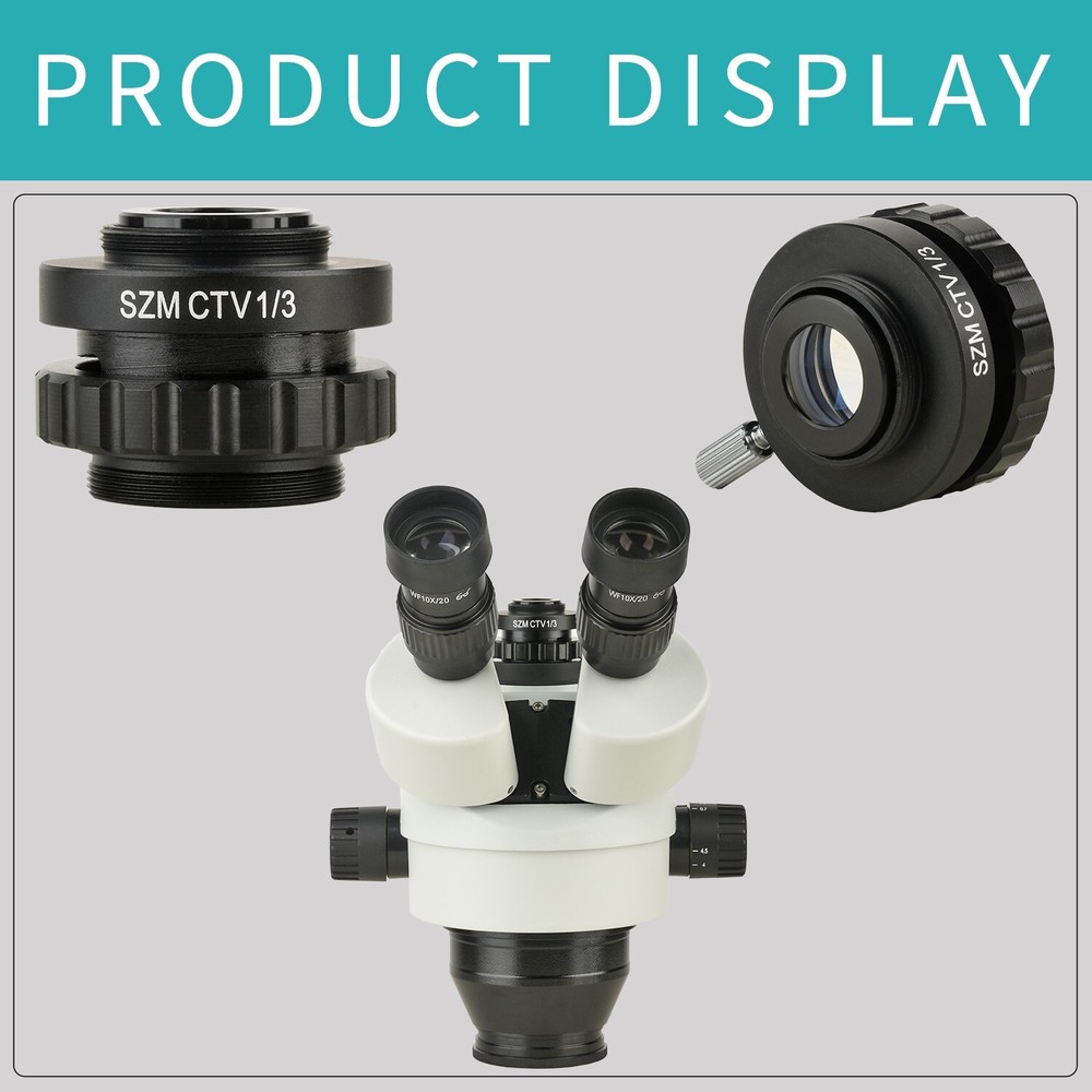 1/3 CTV Microscope Interface Adjustable Focal Length 28mm Mounting Interface