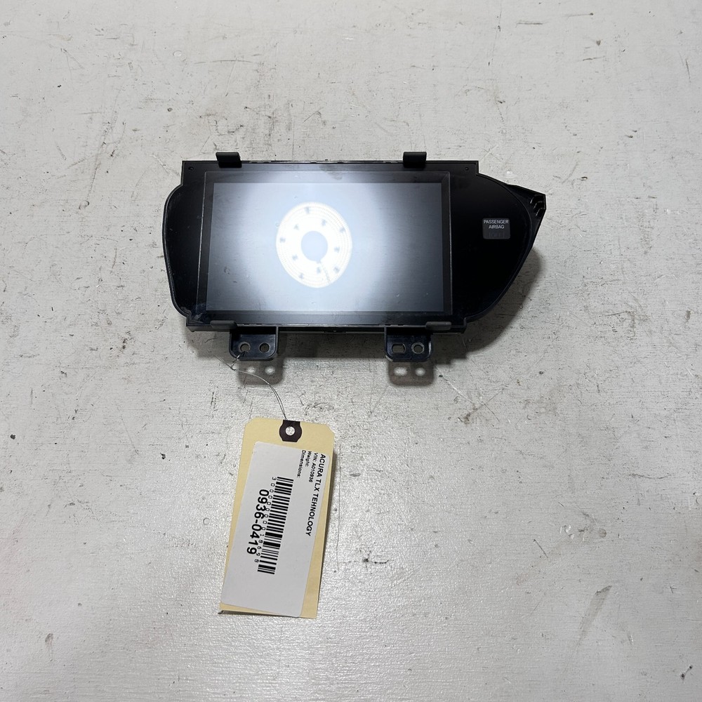 2019 2020 Acura TLX Display Screen Dashboard Dash Information Navigation OEM