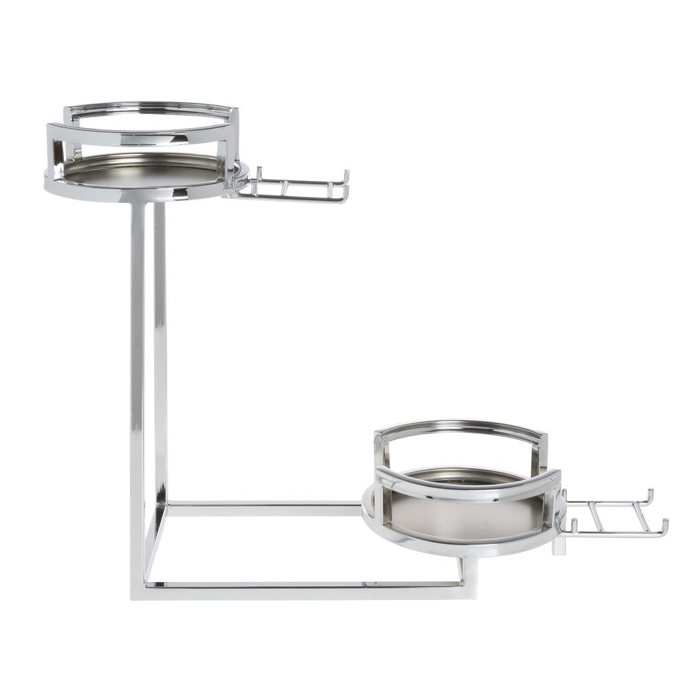 HUBERT Chrome 2-Tier Airpot Holder