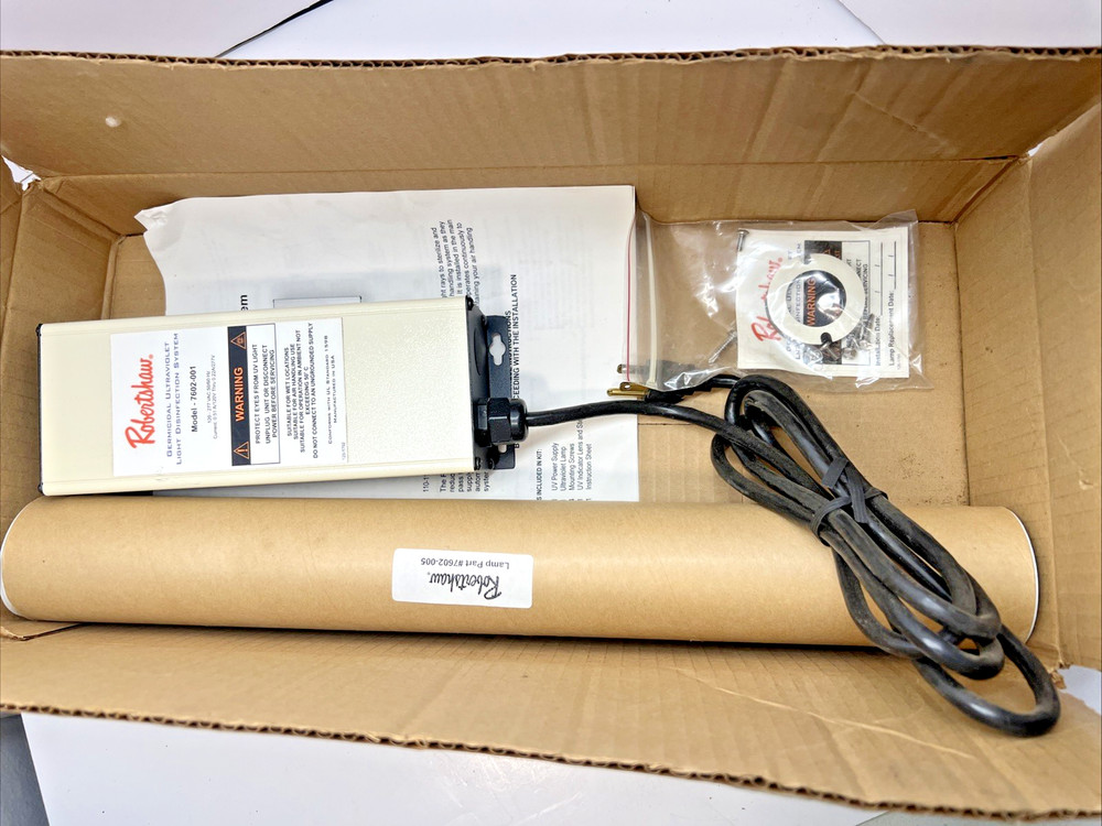 ROBERTSHAW GERMICIDAL ULTRAVIOLET LIGHT DISINFECTION SYSTEM 7602-001