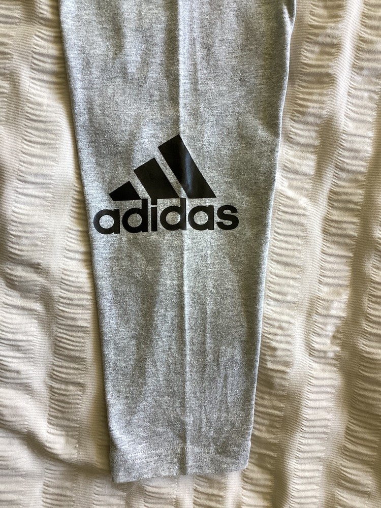 WOMENS ADIDAS GREY/BLACK PANTS SIZE M