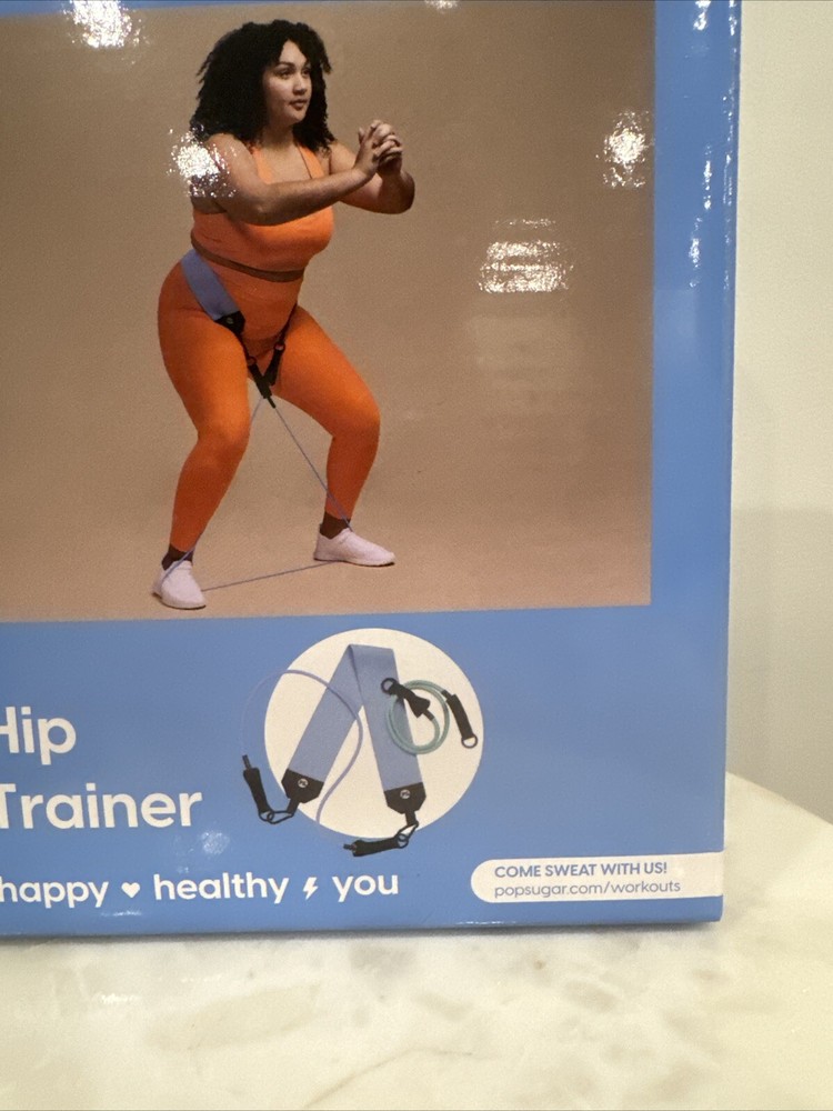 Popsugar Hip Trainer Kit With Interchangeable Strength Cords & Fabric Squat Belt