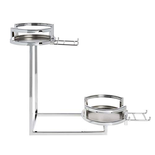 HUBERT Chrome 2-Tier Airpot Holder