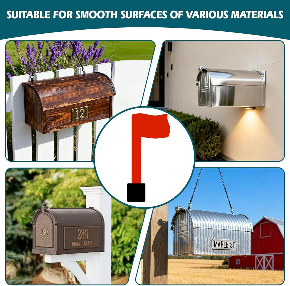 Universal Mailbox Flag Replacement Kit for Post Mount & Wall Mount Mailboxes, Ea