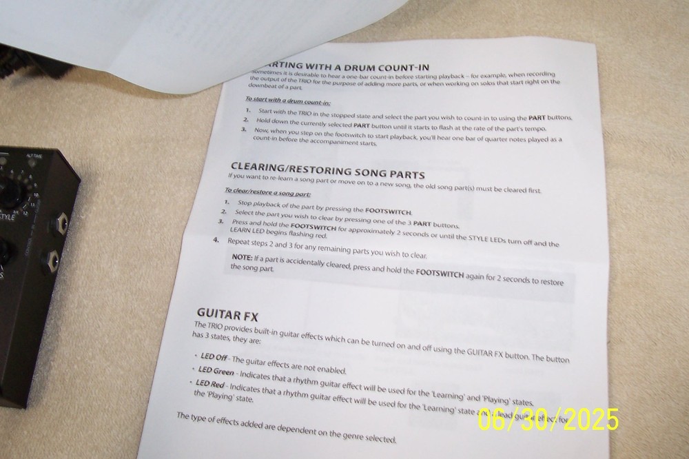 DigiTech TRIO Band Creator Guitar Effect Pedal