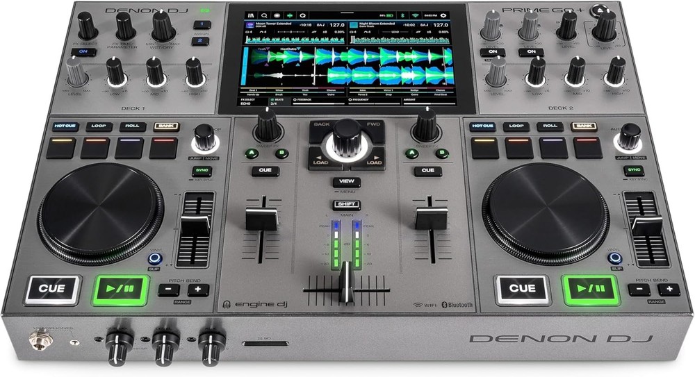Compact PRIME GO+ DJ Controller with 7" Touch Screen & 100+ Million Track Access