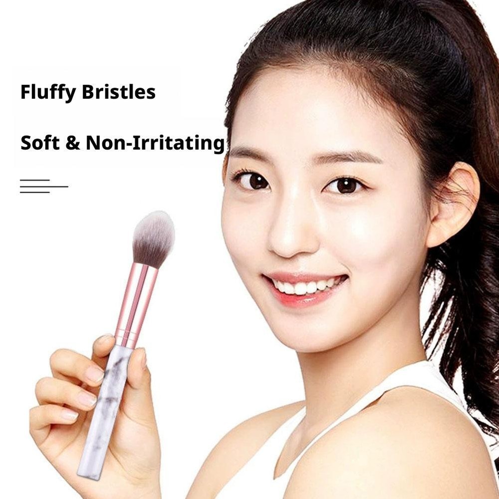 Marble-patterned makeup brushes High lighter Contour Blush Tools Cosmetic O5B5