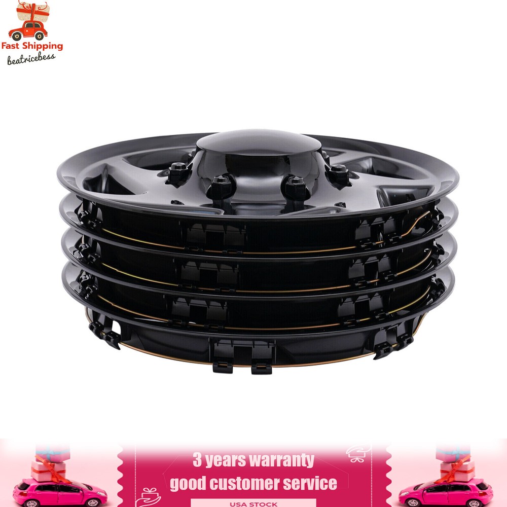 4pcs Hub Caps Van Full Wheel Covers For Ford Econoline E250 E350 E450 99-18