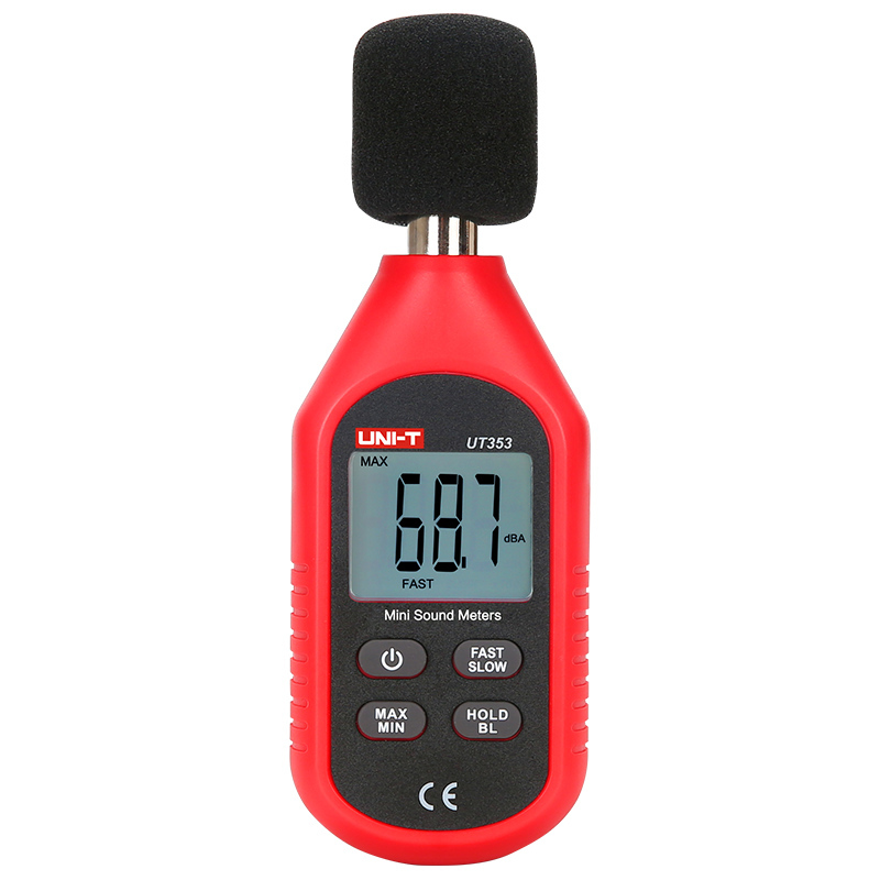 Mini Sound Level Meter Noise Tester 30-130dB Data Hold Fast & Slow Sampling