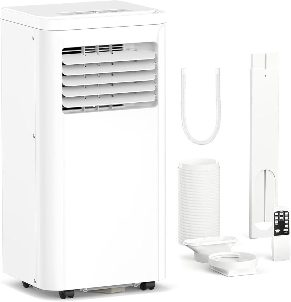 10000 BTU Portable Air Conditioners for Rooms up to 550 Sq.Ft, 4 Modes Portable