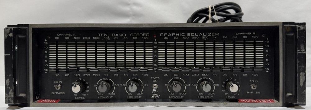 Peavey 10 Band Stereo Graphic Equalizer