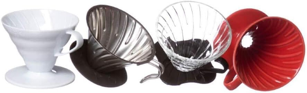 V60 Plastic Coffee Dripper, Size 02, Clear