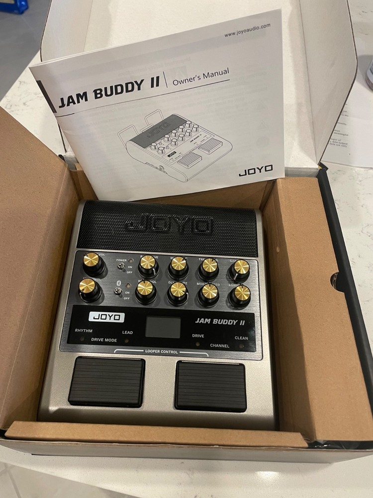 JAM BUDDY II 10W Guitar Amp 14 Amp Models 9 Effects Drum Machine/Loop/ Bluetooth