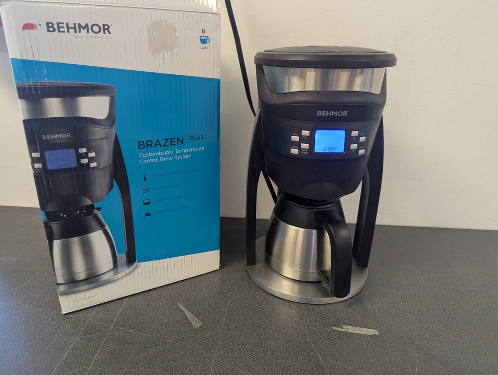 Behmor Brazen Plus 8 Cup Customizable Brew System Coffee Maker - Works - Details
