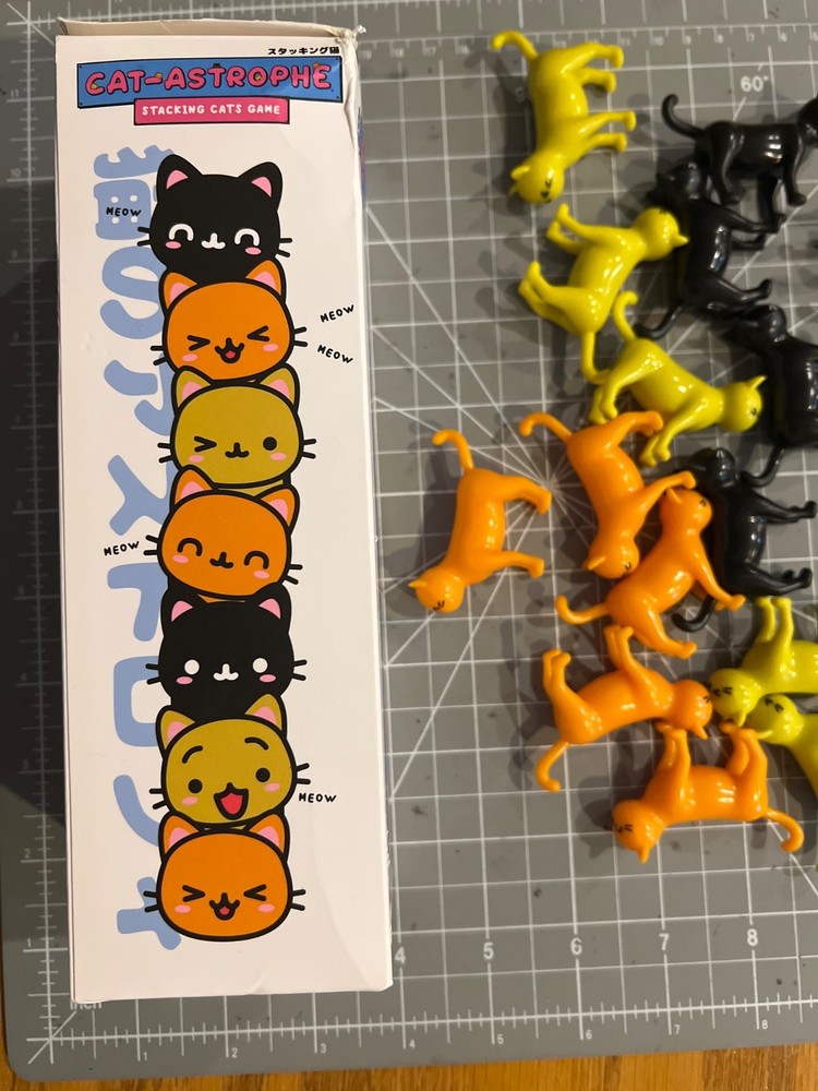CAT-ASTROPHE Catastrophe Cat Stacking Game COMPLETE