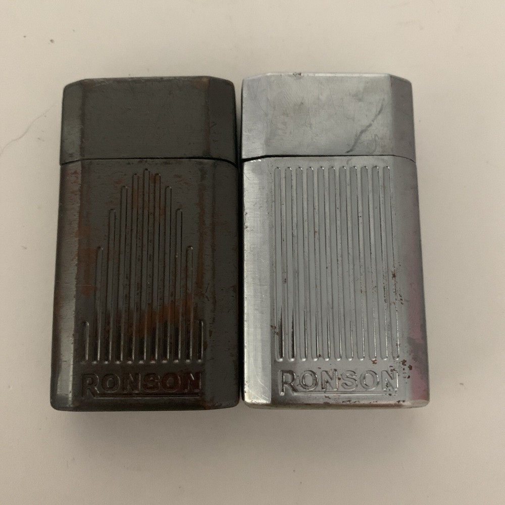 Set Of 2 Ronson Jet Light Cigarette Lighters
