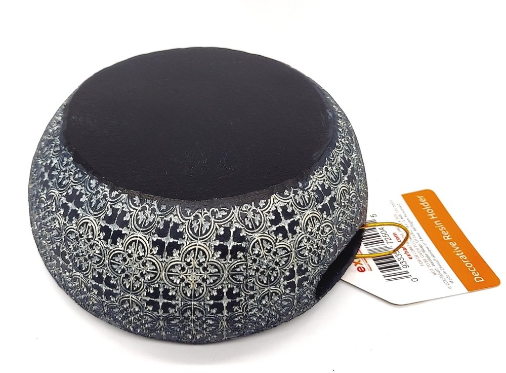 New Amazon Echo Dot Decorative Holder Stand Accessory Exhart Black Gray Pattern
