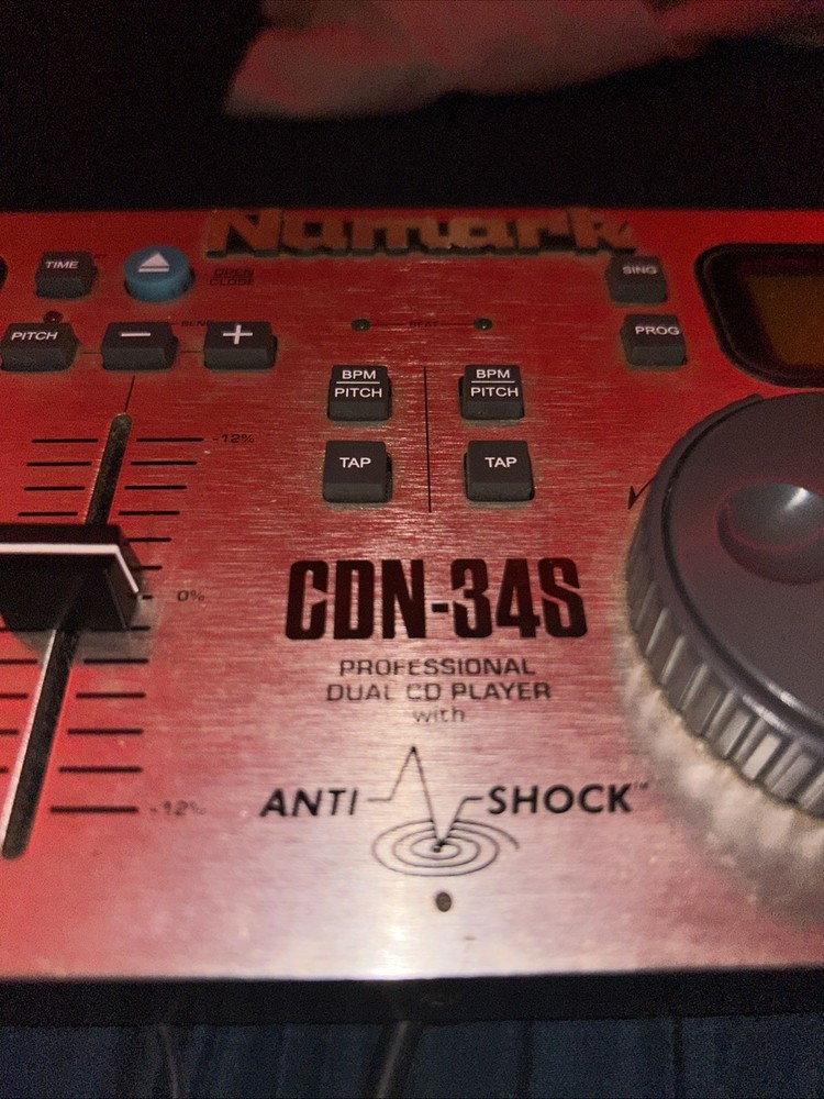 Numark CDN-34S Professional Dual CD Player (panel only)