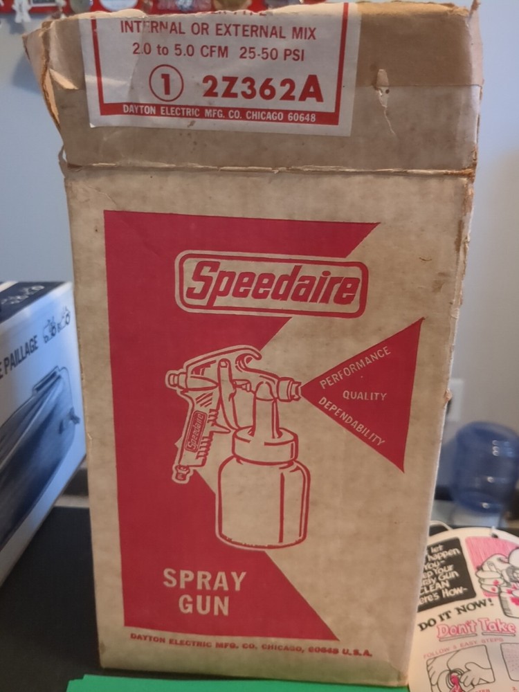SPEEDAIRE 2Z362A Spray Gun Bleeder Type Internal or External Mix