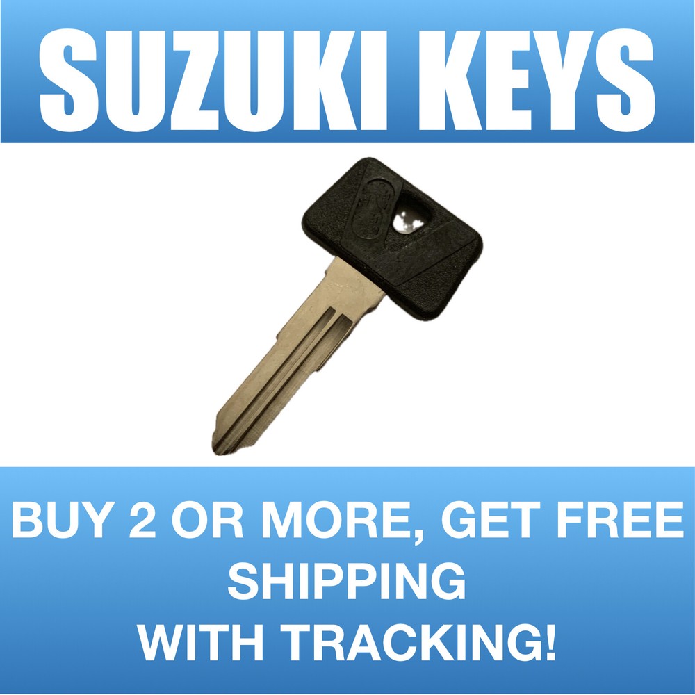 Suzuki Motorcycle ATV keys Cut to Code spare key for codes D69510-D78897