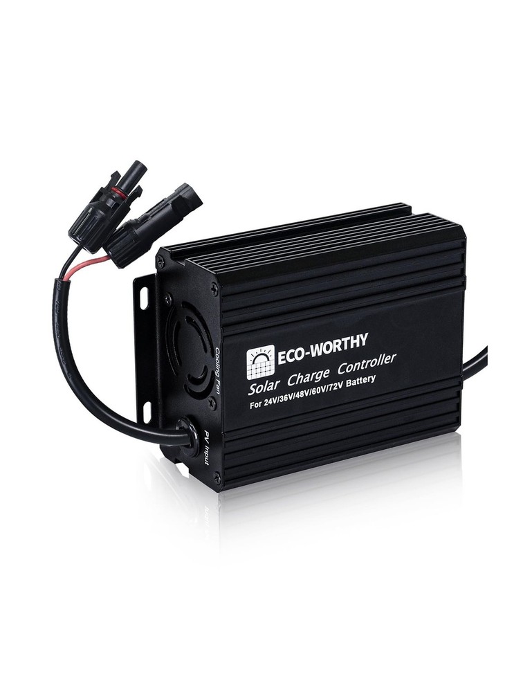 ECO-WORTHY 12A Boost MPPT Solar Charge Controller Solar Panel Regul... Fast Ship