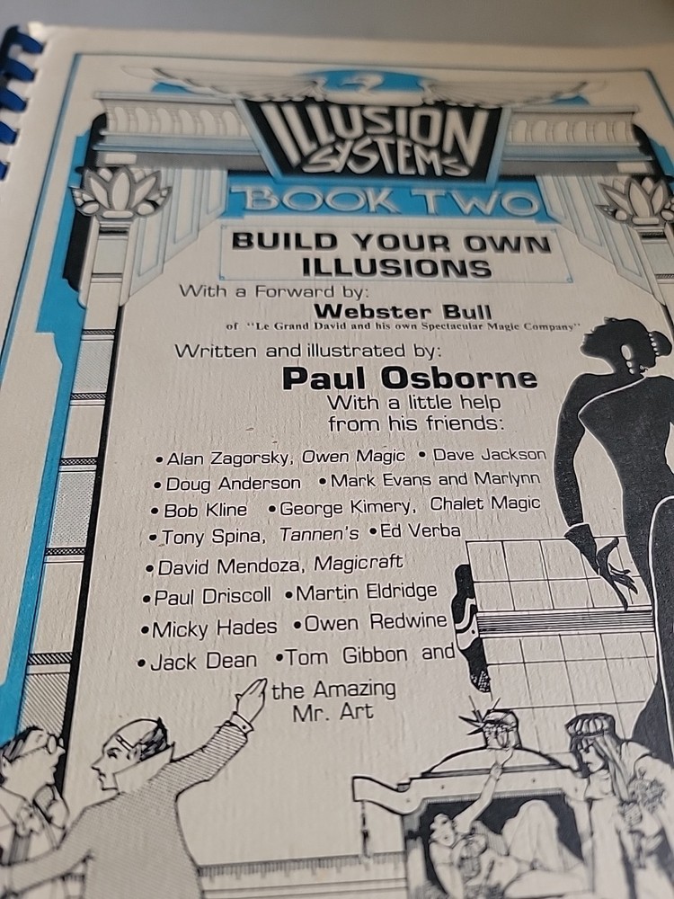 Illusion Systems Book 2 (Two) By Paul Osborne - Stage Magic Illusion Building