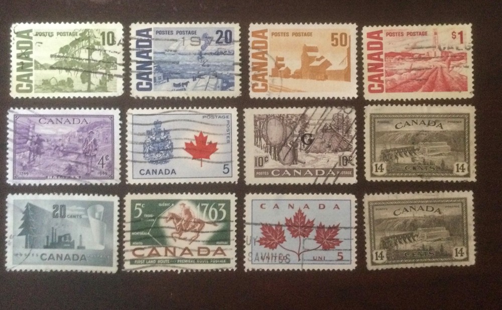 Canada used Stamp Lot # 204