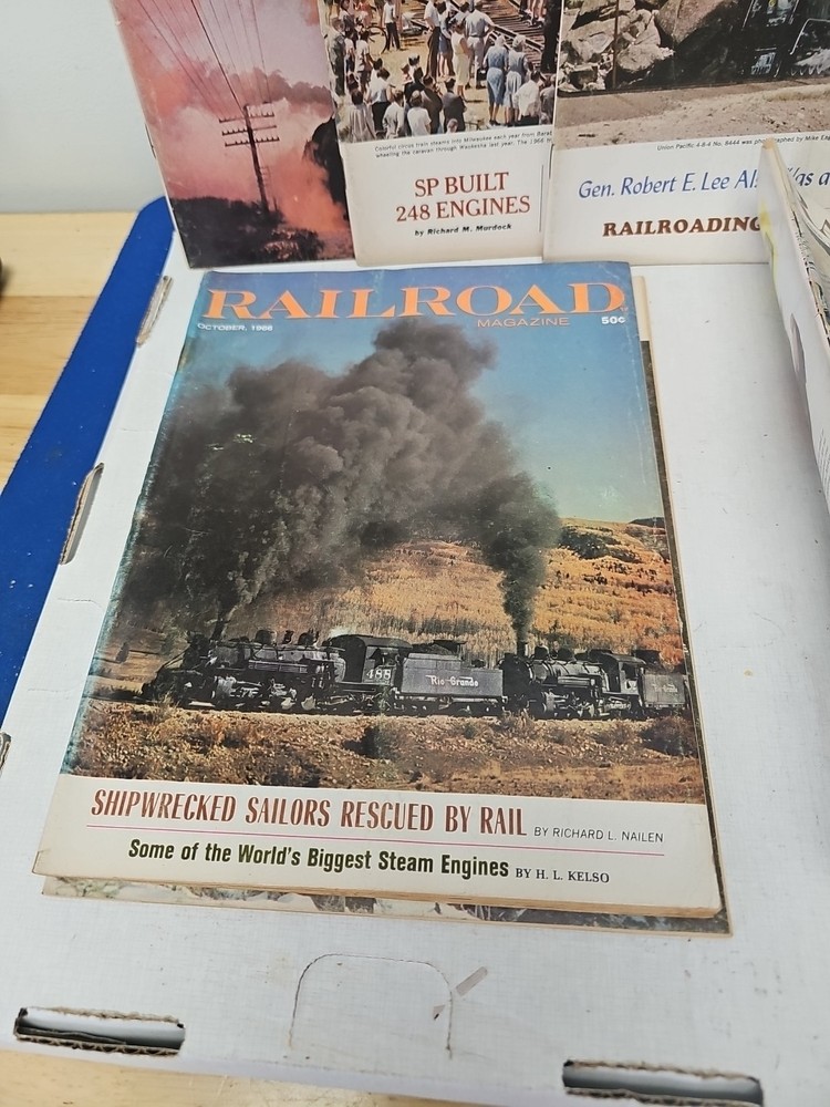 Railroad Magazines 1966 Incomplete 6 Issues Only.