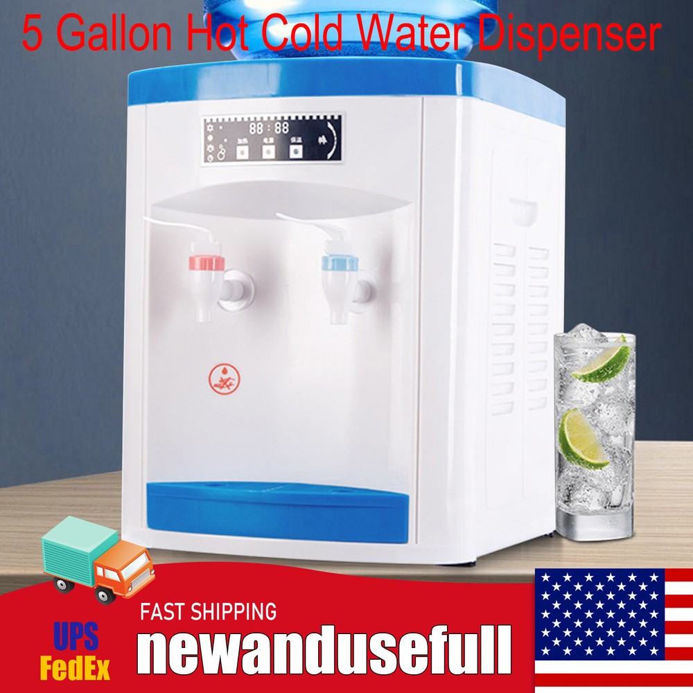 Desktop Electric Hot & Cold Water Dispenser 5Gallon Top Loading Drinking Machine