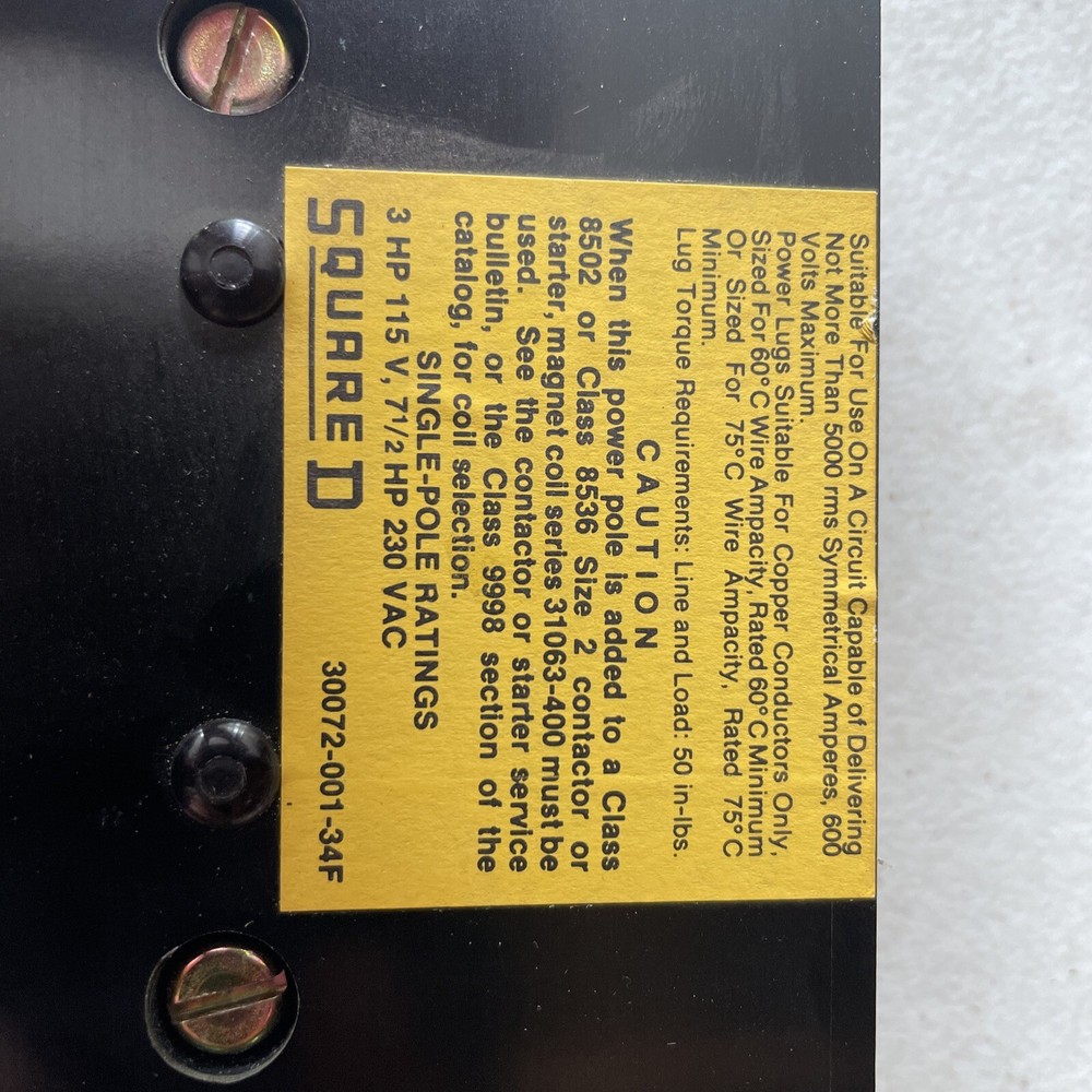 Squared 30072-001-34F Controller