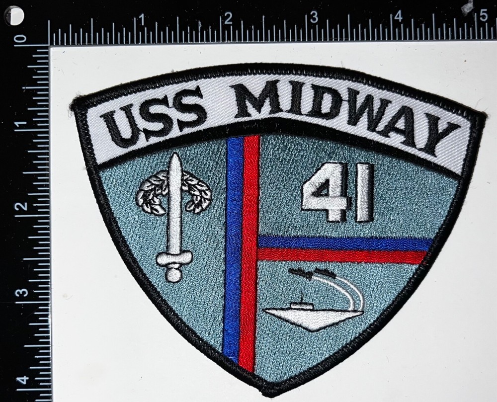 Cold War USN US Navy USS Midway CV-41 Patch