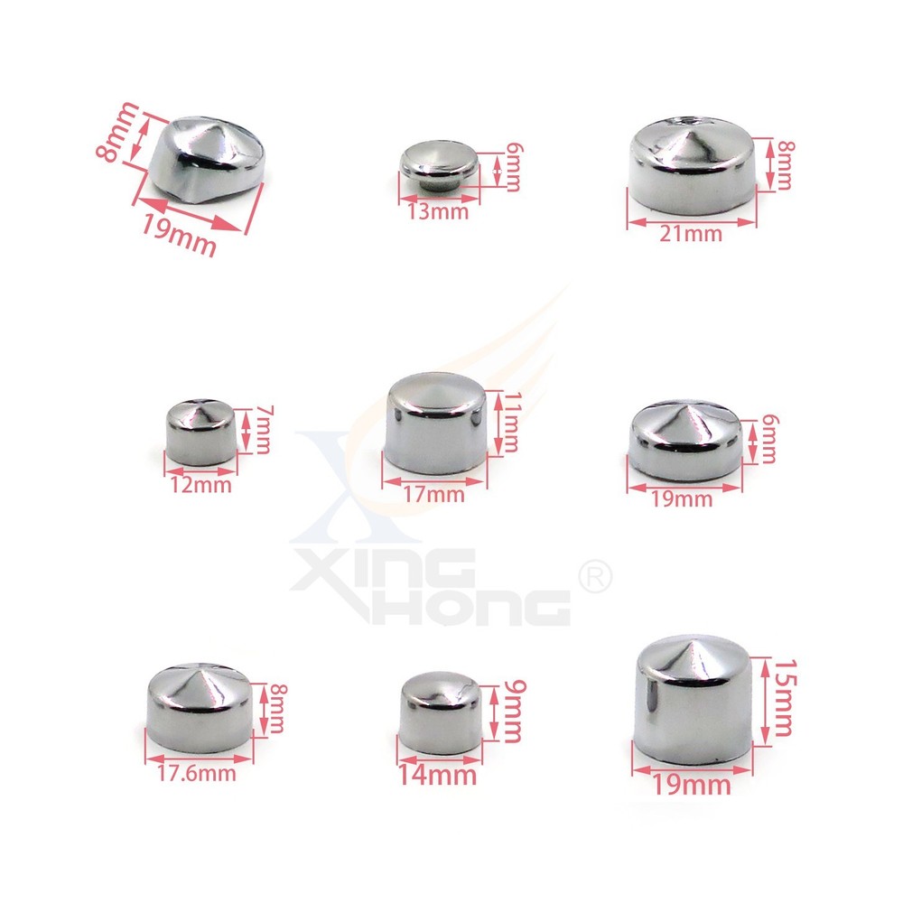 86 Pcs Chrome Engine & Misc Bolt Nuts For 1999-2005 HARLEY Dyna