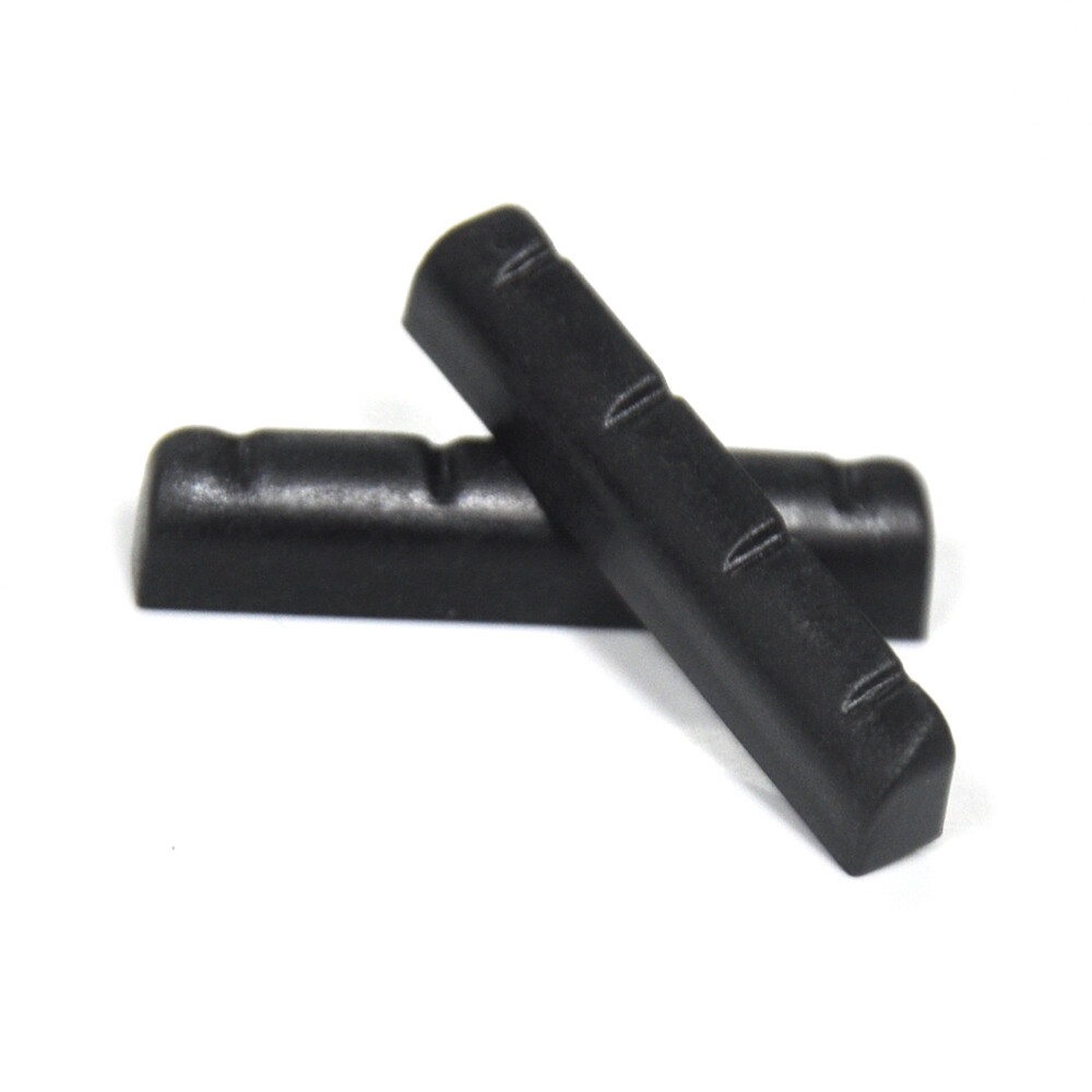 50pcs Black ABS Plastic Ukulele Nuts 35mm for 4 String Ukulele
