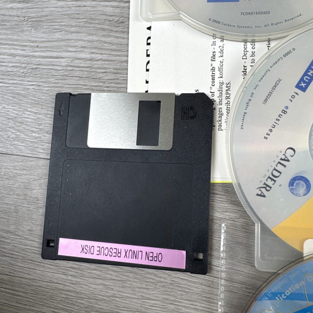 Open Linux eDesktop 2.4 Original Box Set Complete