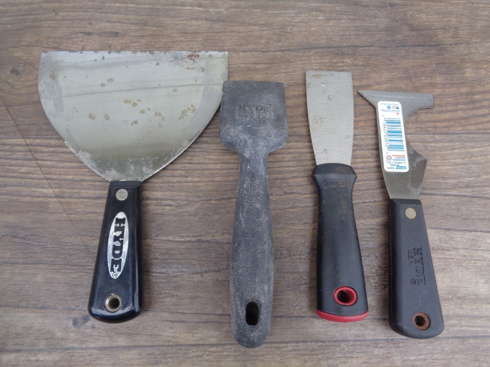 HYDE Scrapers Painter Tools - Lot of 4