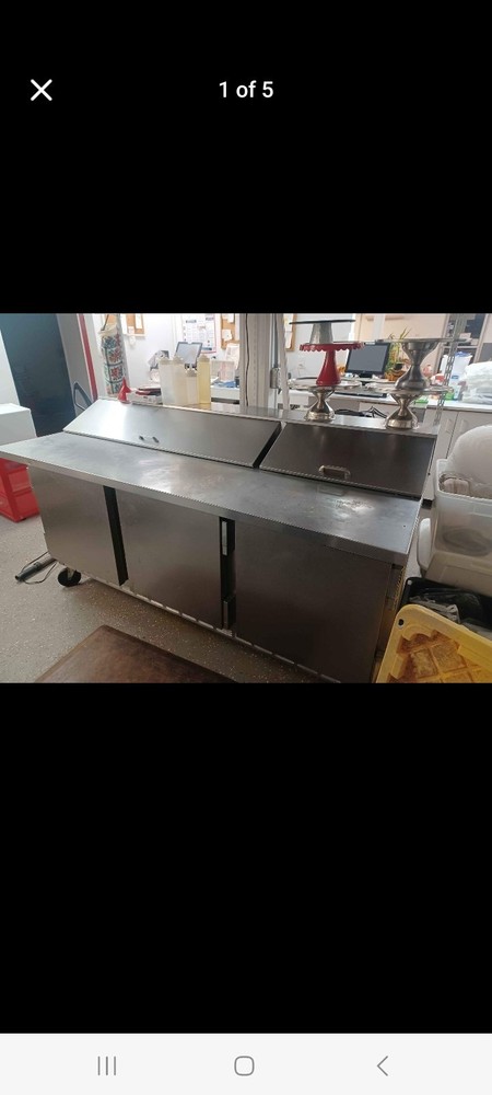 commercial refrigerated prep table