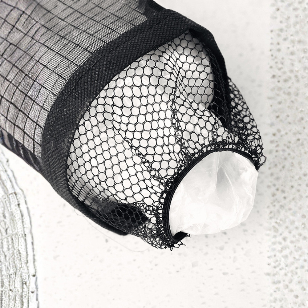 1pc Wall-Mounted Plastic Bag Dispenser Rack Organizer Kitchen Accessories