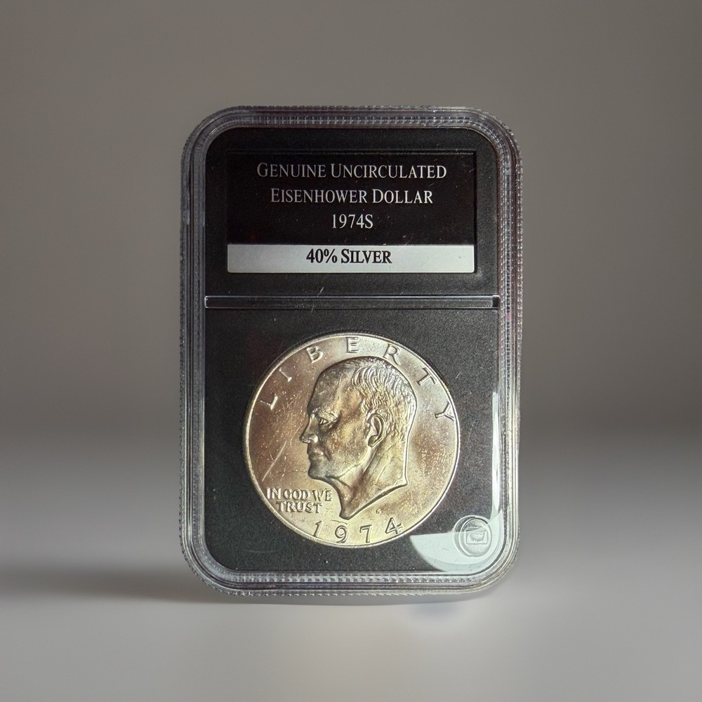 1974-S Eisenhower Ike Silver Dollar