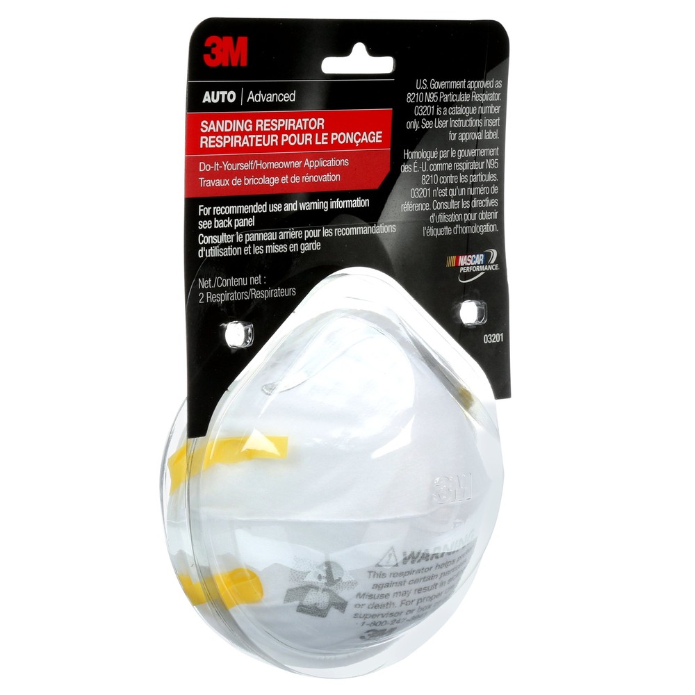 3M Sanding Respirator, 03201, 2 Pack