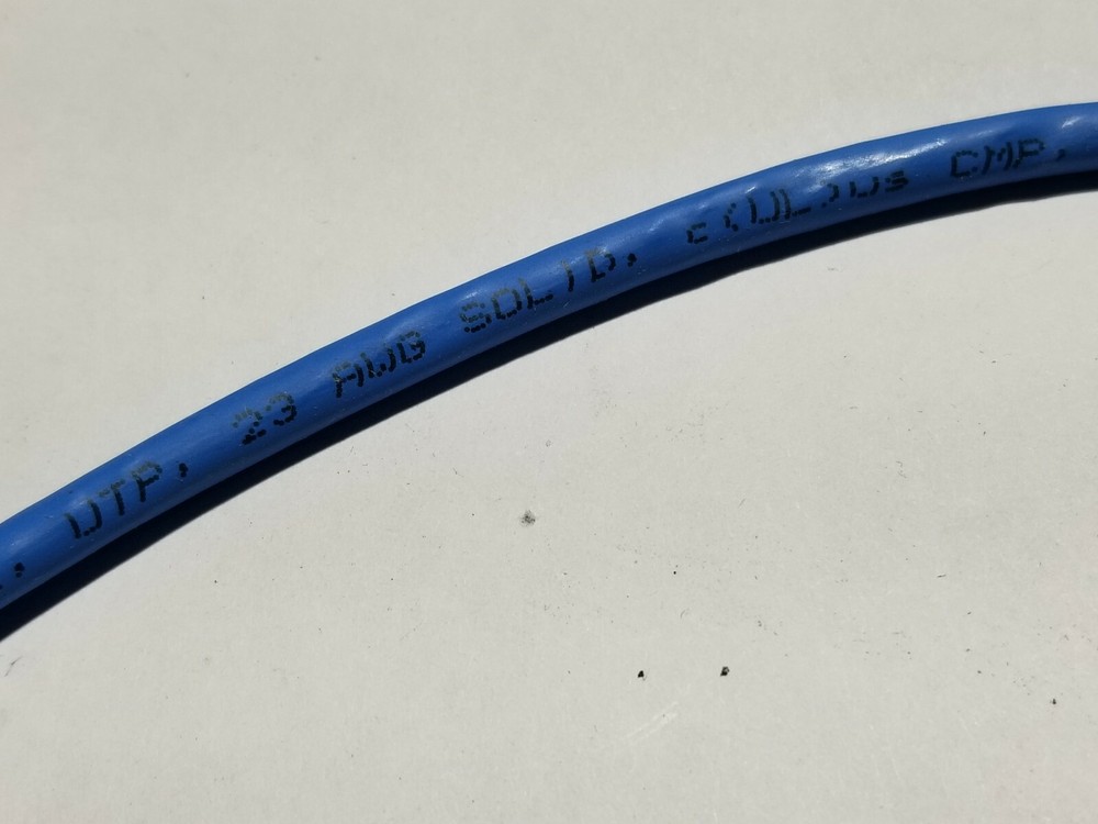 Siemon 9C6P4-E3-06 23/4P System 6 Cat6 UTP Plenum Network Cable Blue /100ft