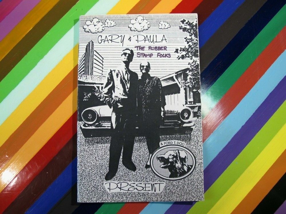 vtg underground comic comix -- Gary and Paula party invitation 1987