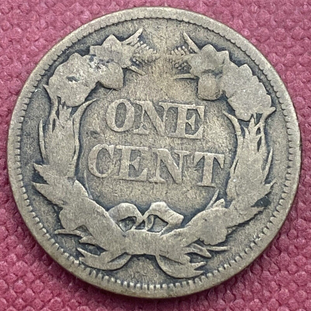 1857 Flying Eagle Cent 1c Circulated #41677