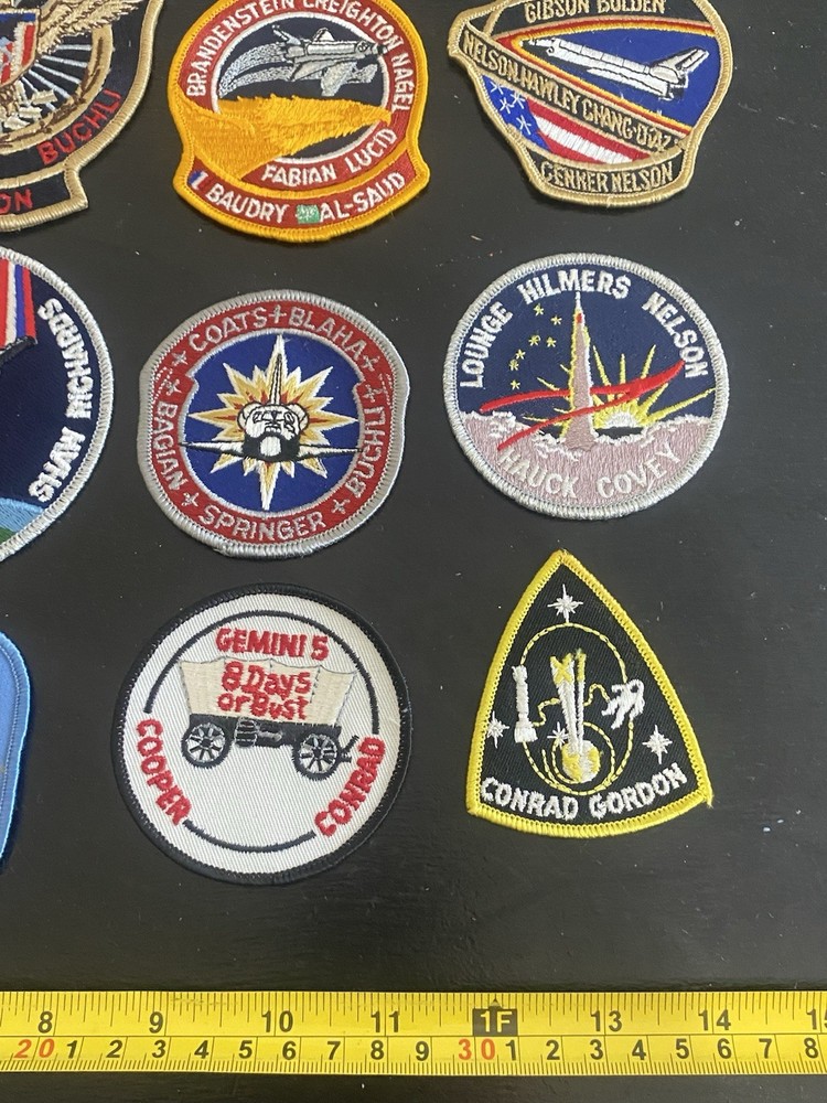 19 Space Patches Mixed Lot