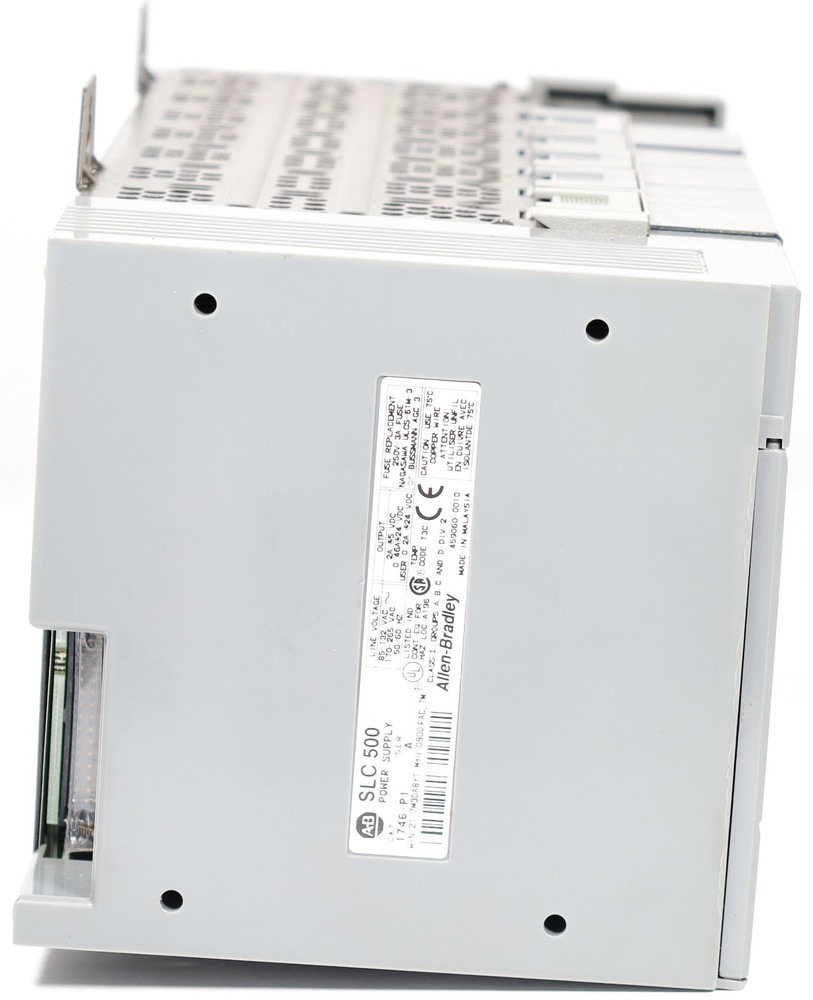 Allen Bradley SLC 500 7-Slot Rack with PSU, CPU, Input, Output Modules