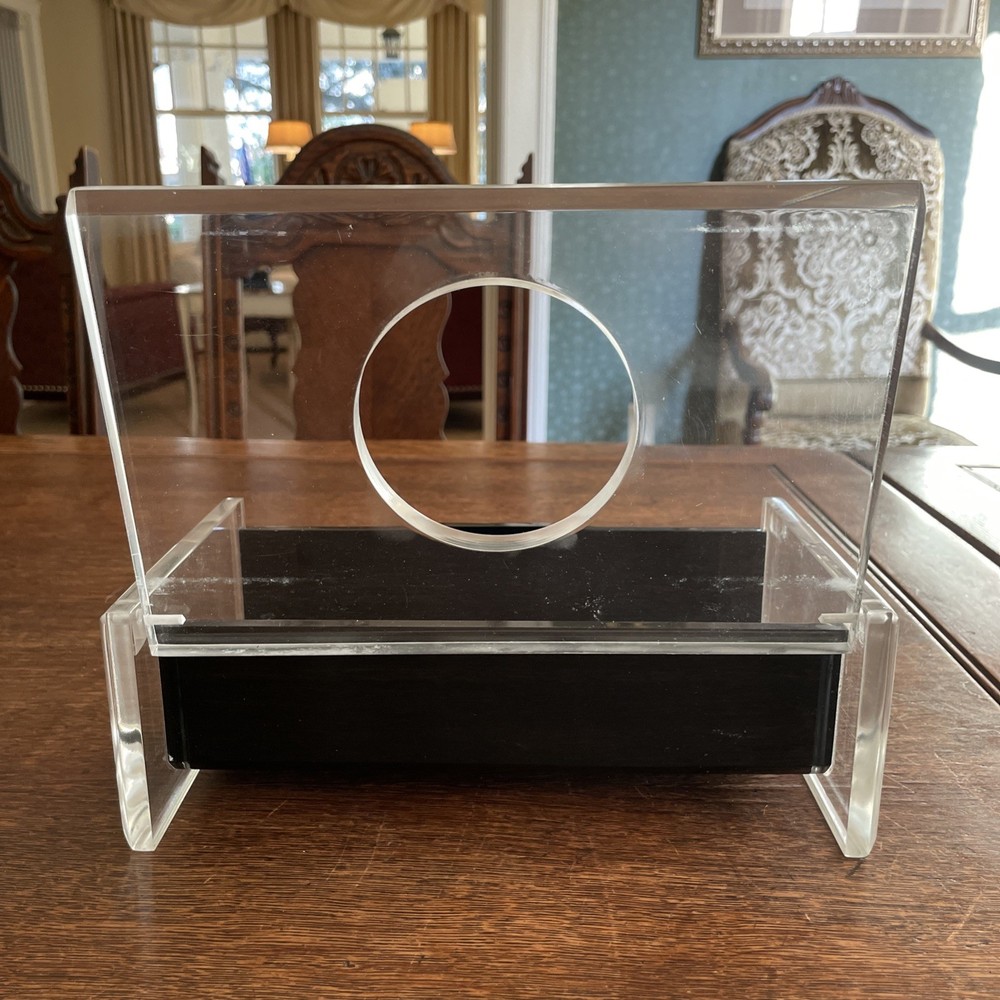 Vintage MCM Lucite Tissue Box