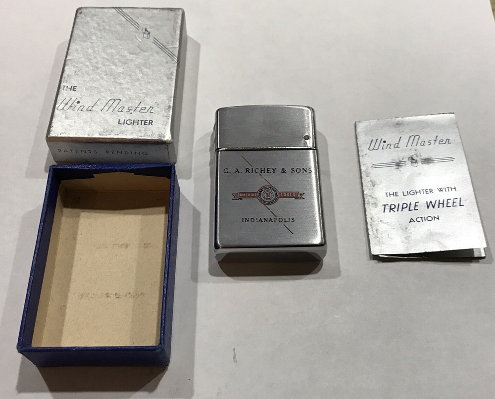 GA Richey Sons Machine Tools Lighter Indianapolis  w/Box Untested