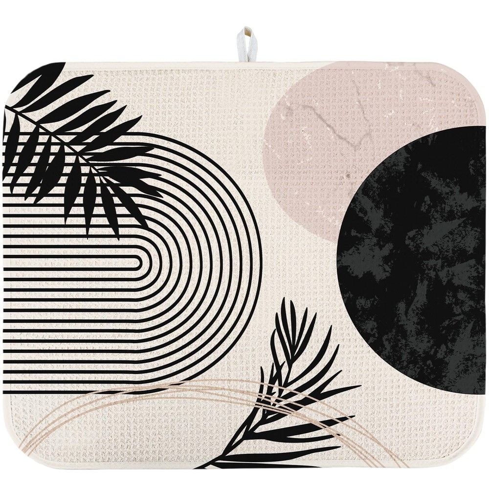 Quick Absorbent Kitchen Drying Mat - Stylish Patterns Dish Drying Mat- 16×1