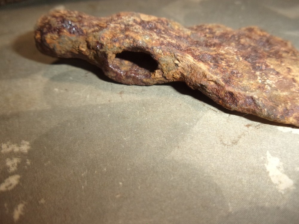 Primitive Old iron Axe Hammer head artifact
