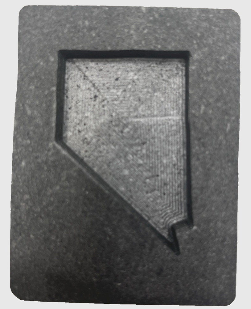 Graphite Ingot Mold For Casting 5 oz Gold Nevada