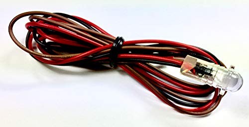 3 Volt, Selectable Red or Green LED Status Indicator with Clear Mount (B11A)